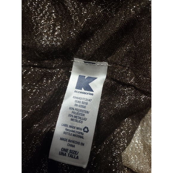 K Accessories Gold Ombre Loop Scarf - Picture 2 of 2